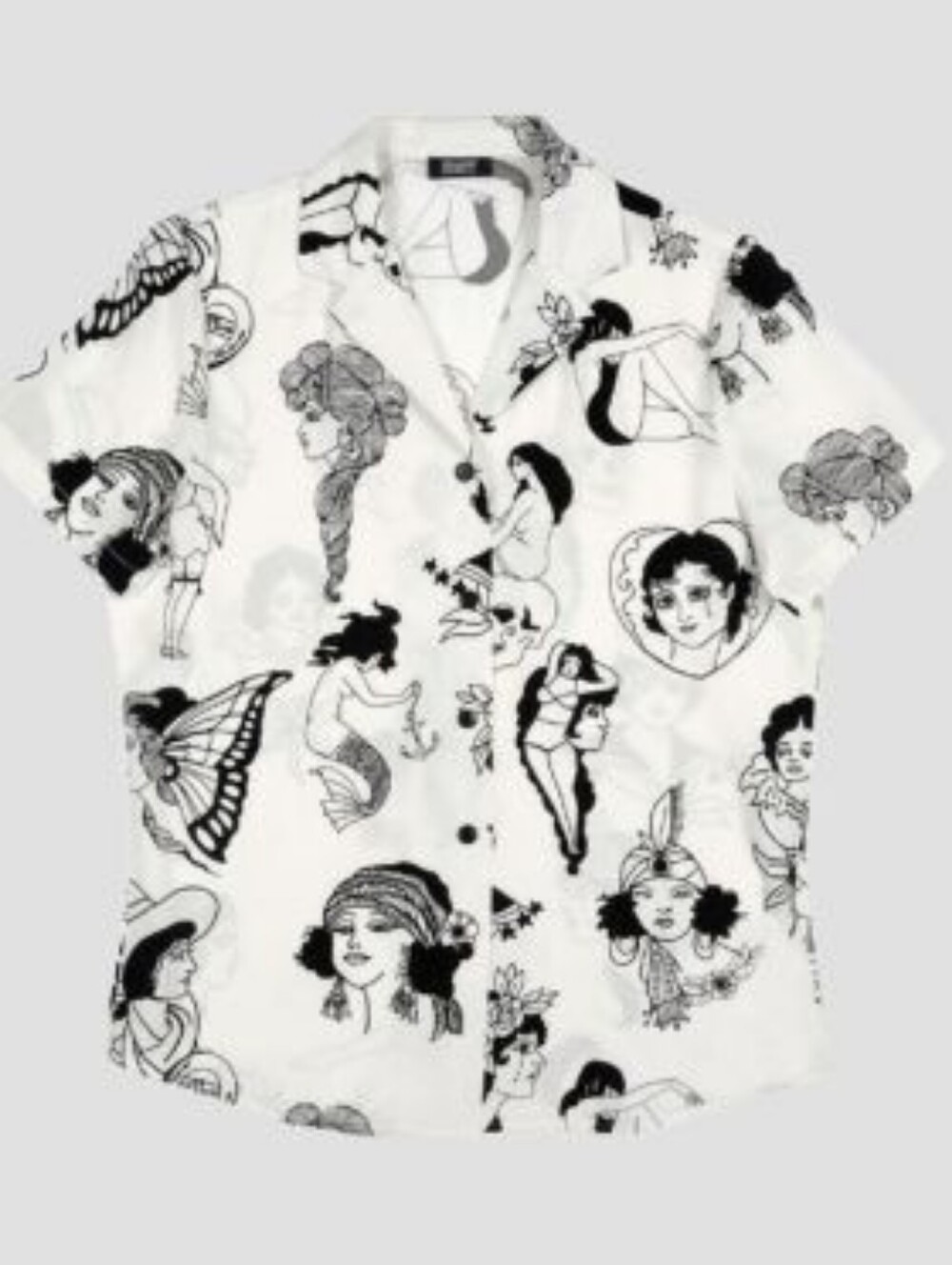 Straight to Hell Manners and Morals Button-Up Shirt • Medium